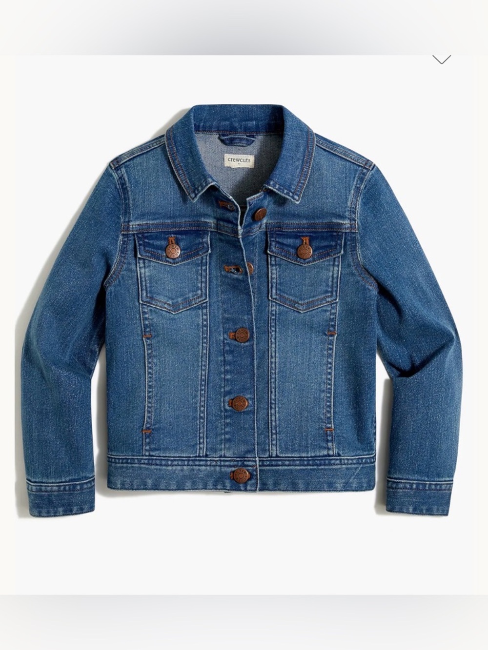 Crewcuts Medium Blue Denim Jacket for Kids - size 4-5